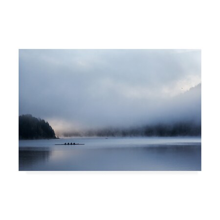 Trademark Fine Art Uschi Hermann 'Silent Morning' Canvas Art, 16x24 1X09863-C1624GG